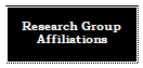 Zone de Texte: Research Group Affiliations

